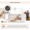 Gigaset BABY 700 Connected: Intelligentes Babyphone mit sicherer Verbindung (FHSS + WLAN) und hoher Reichweite