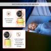 Gigaset BABY 500 Video: Kamera mit Schwenk- und Neigefunktion, mehrfarbigem Nachtlicht, Schlafliedern und Klängen