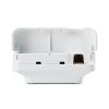 Gigaset N770 IP PRO con coperchio aperto, connessioni LAN e di alimentazione visibili