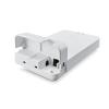 Gigaset N770 IP PRO inclinato con copertura aperta, connessioni visibili