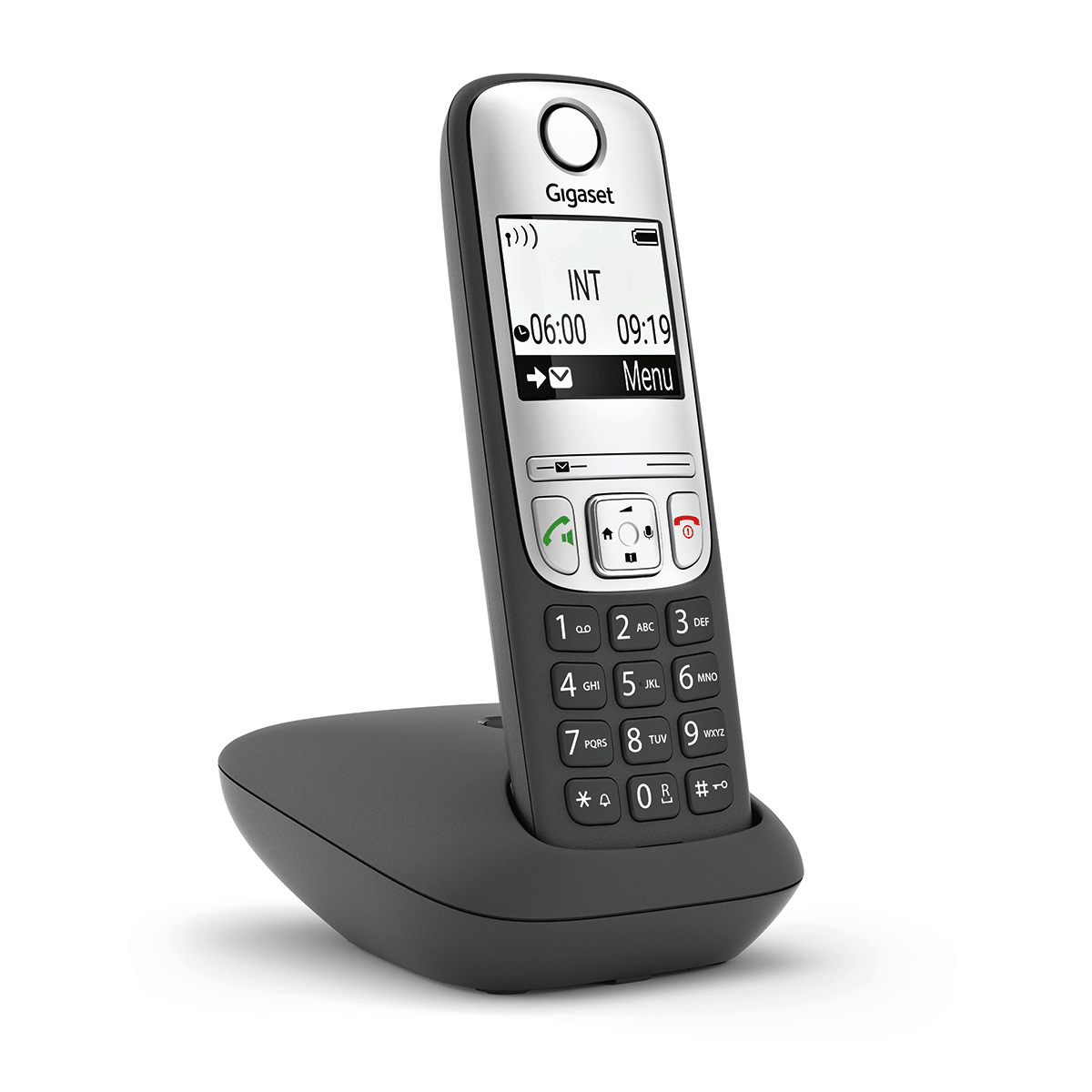 Weiß Anrufblockierfunktion Gigaset A695A Duo – schnurloses Telefon mit Anrufbeantworter 2 Mobilteile mit großem Display mit Hintergrundbeleuchtung für Ultra-lesbare Anzeige 