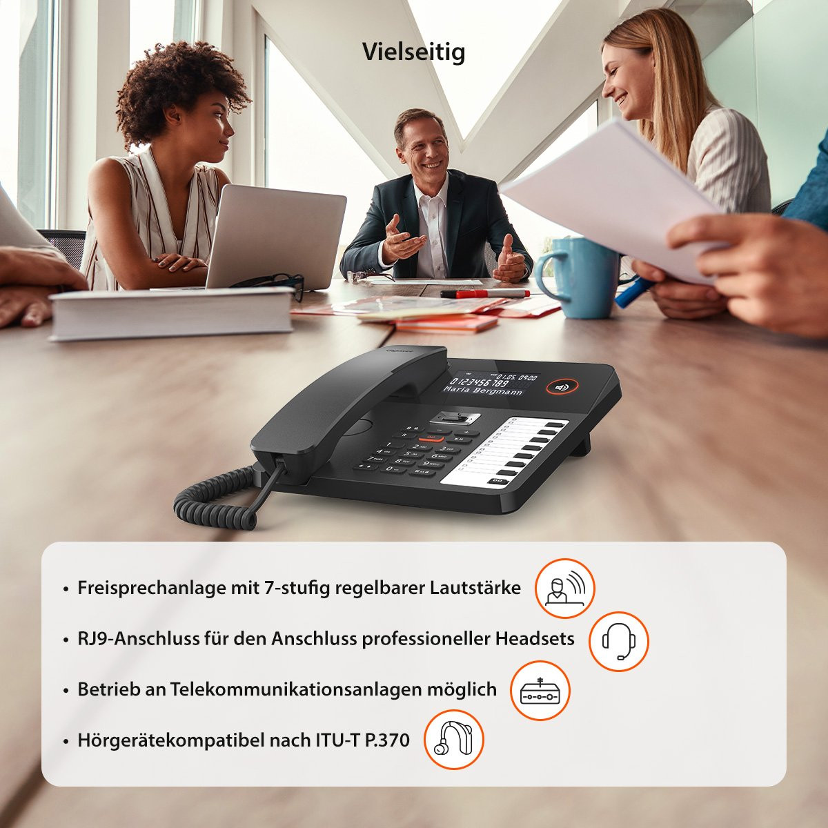 Wand- und Tischtelefon Gigaset DESK 800A mit Anrufbeantworter kaufen