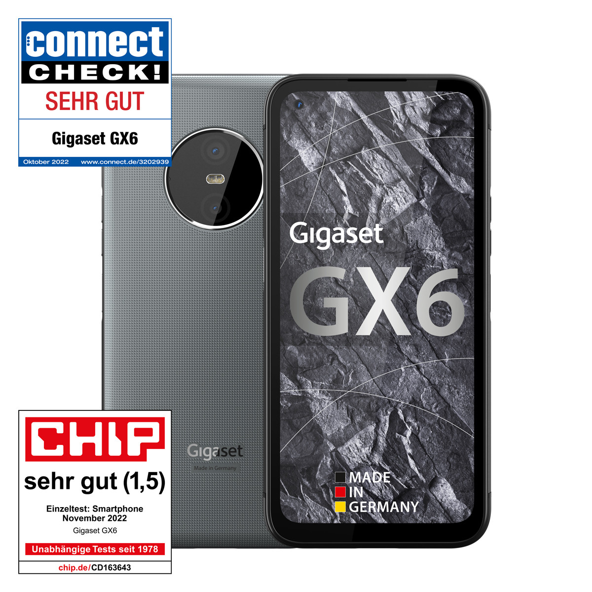 Das edelste 5G Outdoor-Smartphone Gigaset GX6 online kaufen | Gigaset