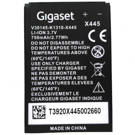 Original Battery for Gigaset SL400H / SL78H / SL450H / Premium 300 HX