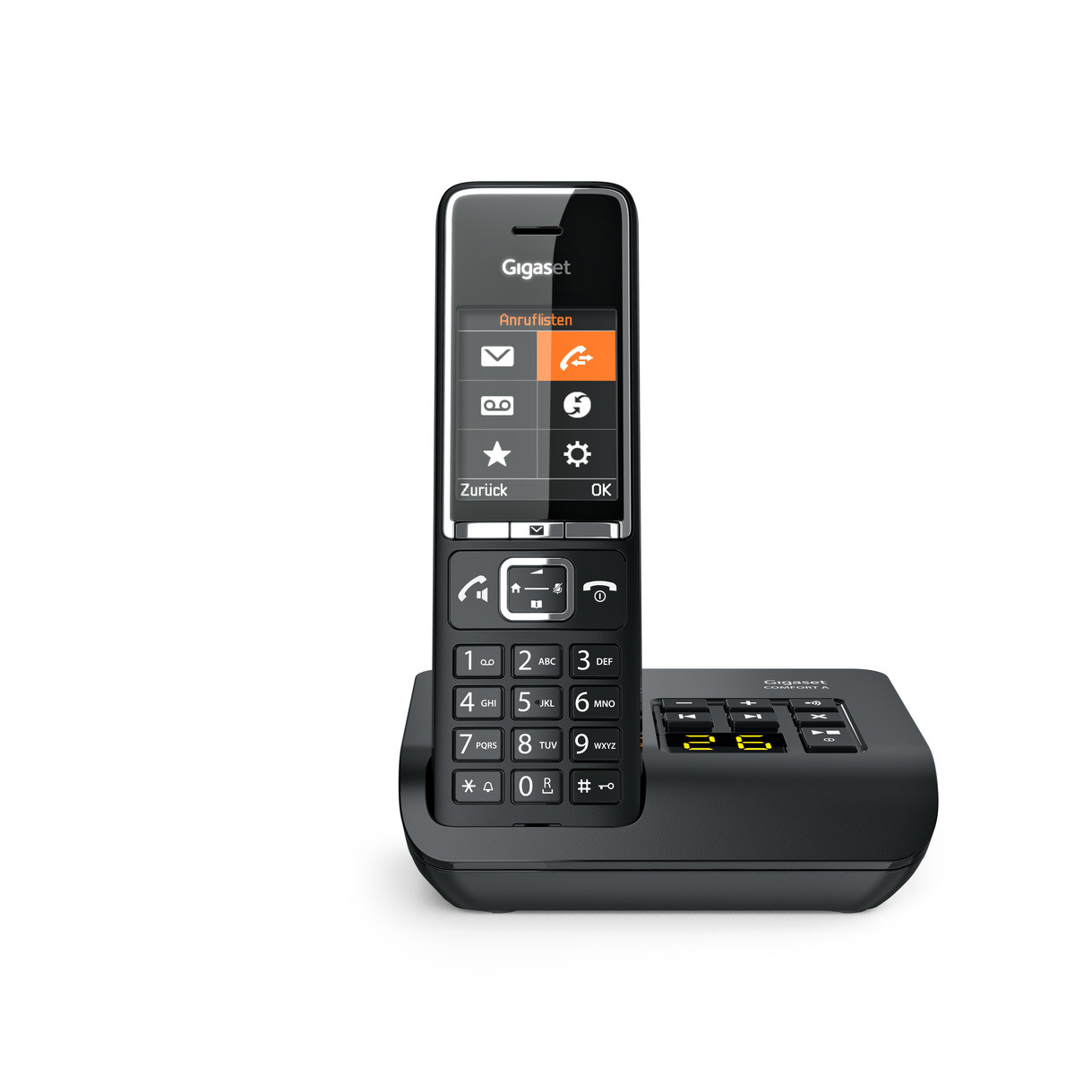 Gigaset COMFORT 550A - Mit Anrufbeantworter / Schwarz - View 3