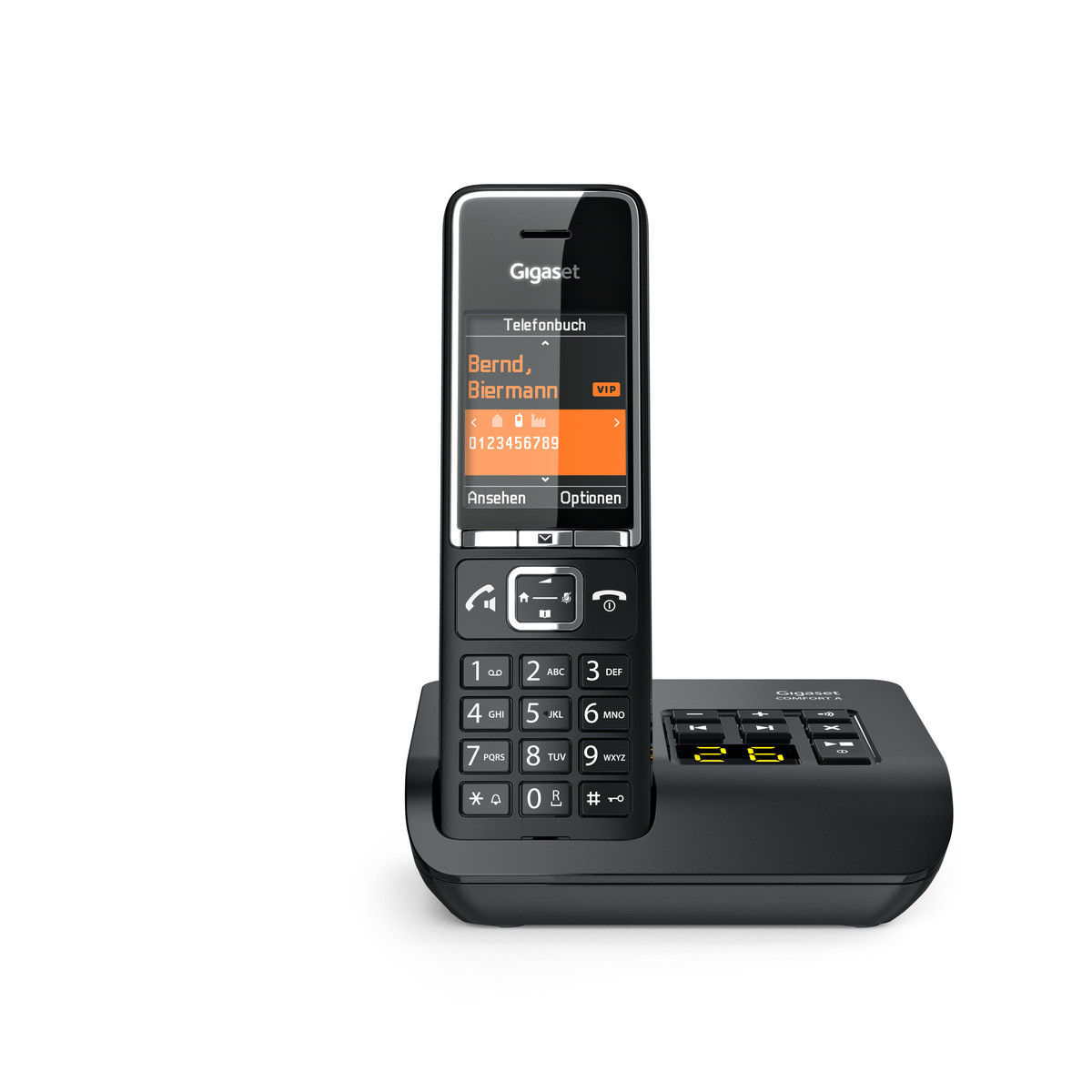Gigaset COMFORT 550A - Mit Anrufbeantworter / Schwarz - View 5