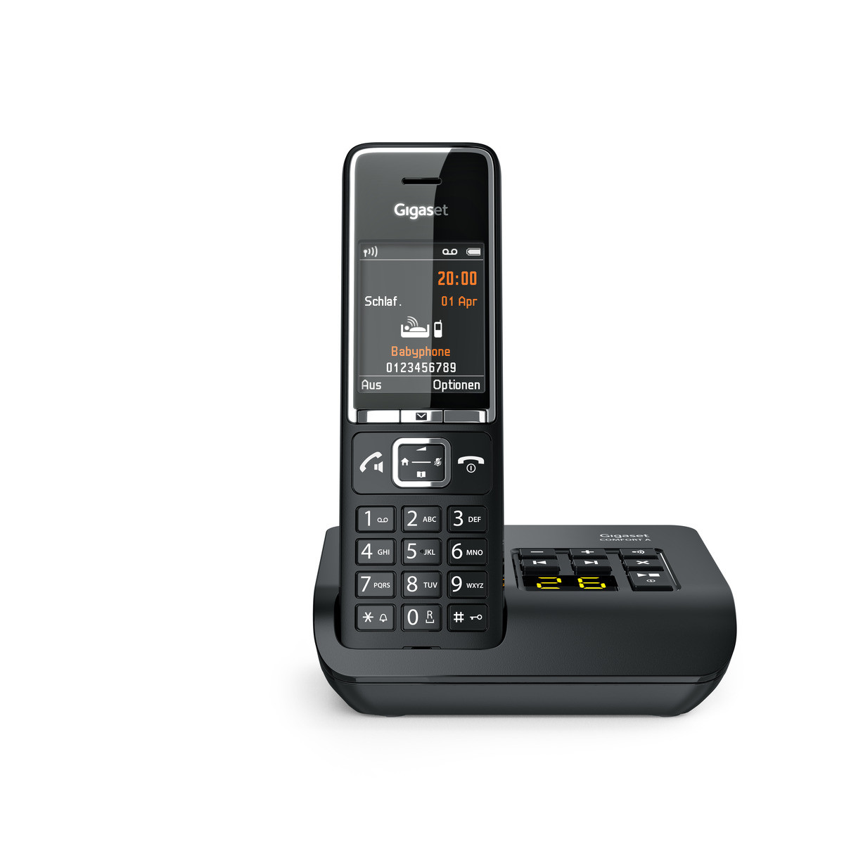 Gigaset COMFORT 550A - Mit Anrufbeantworter / Schwarz - View 16