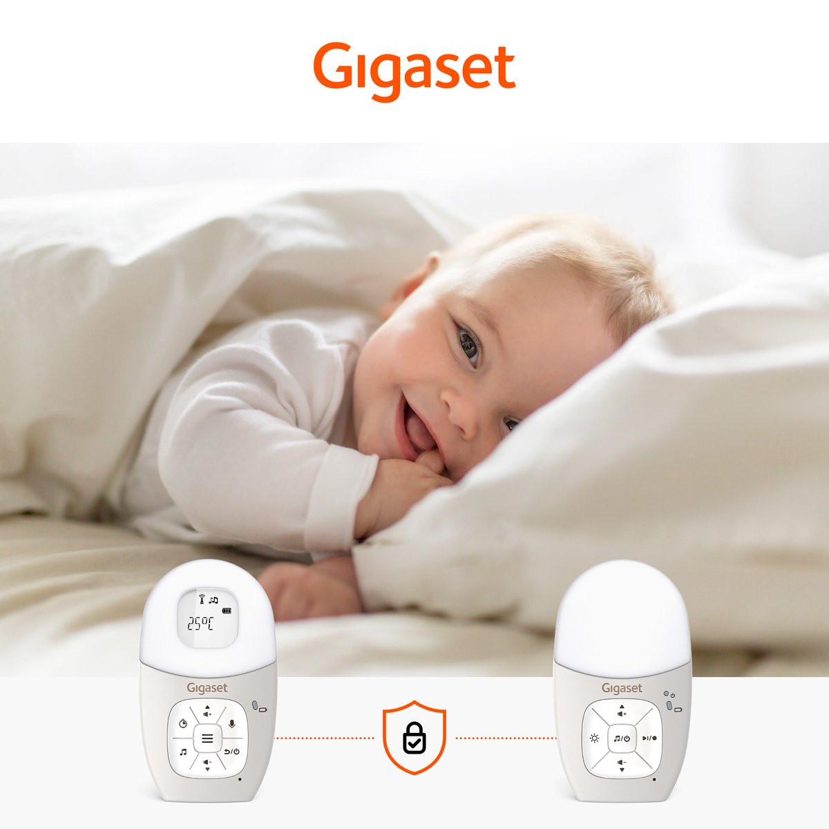 Wohlbehütet mit dem Gigaset BABY 100 Audio