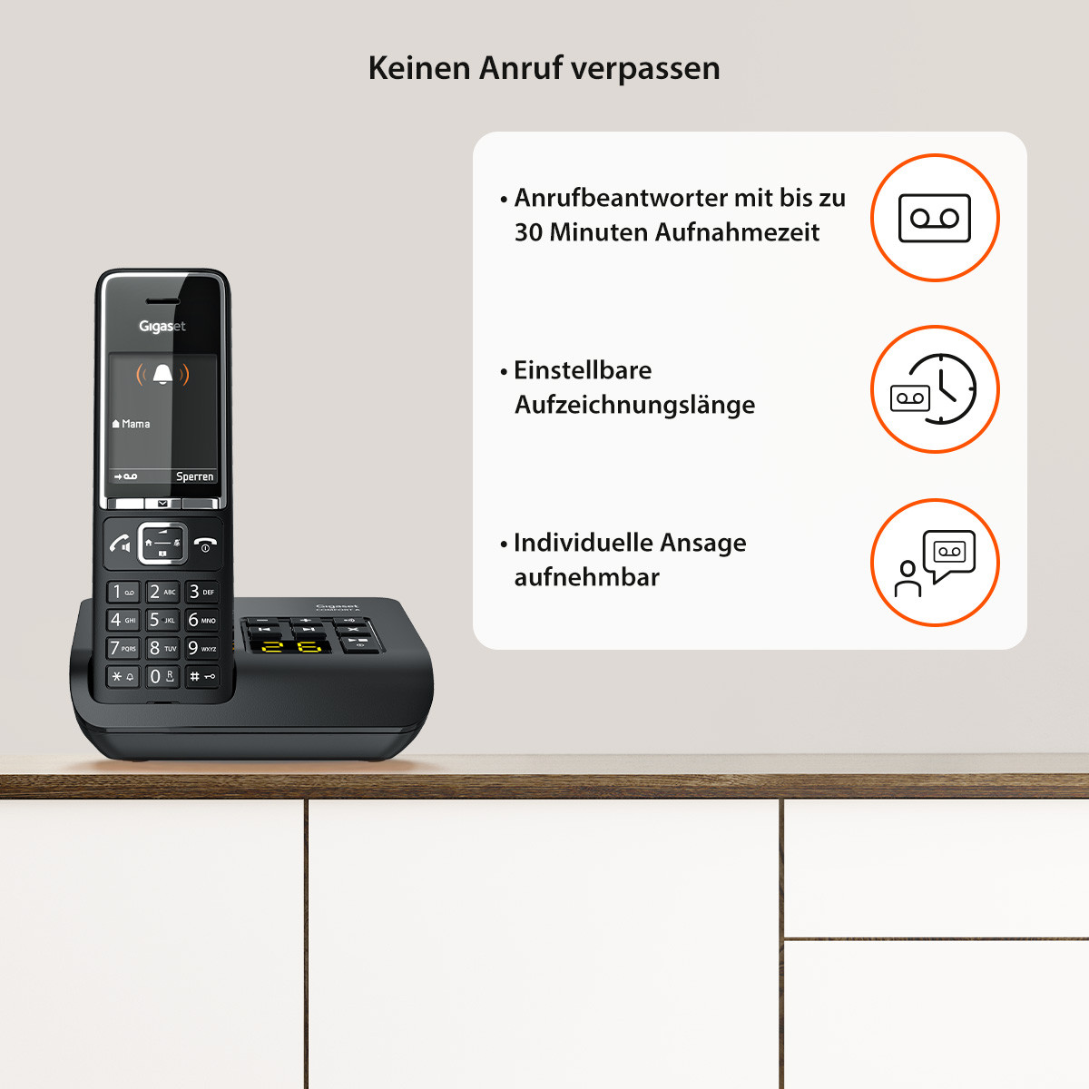 Gigaset Schnurlostelefon COMFORT 550 mit Komfort-Ausstattung kaufen