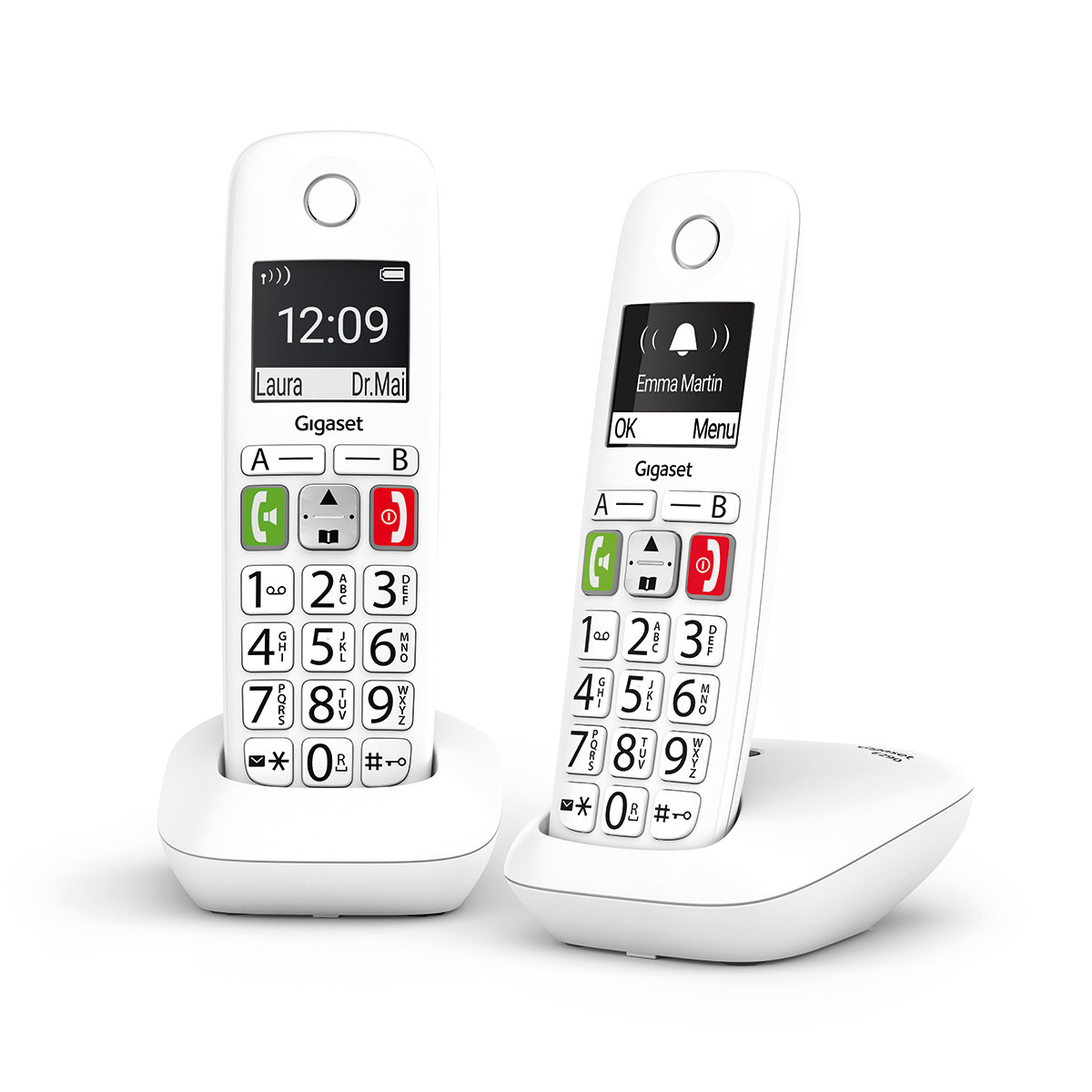 Téléphone DECT sans fil avec répondeur et combiné supplémentaire
