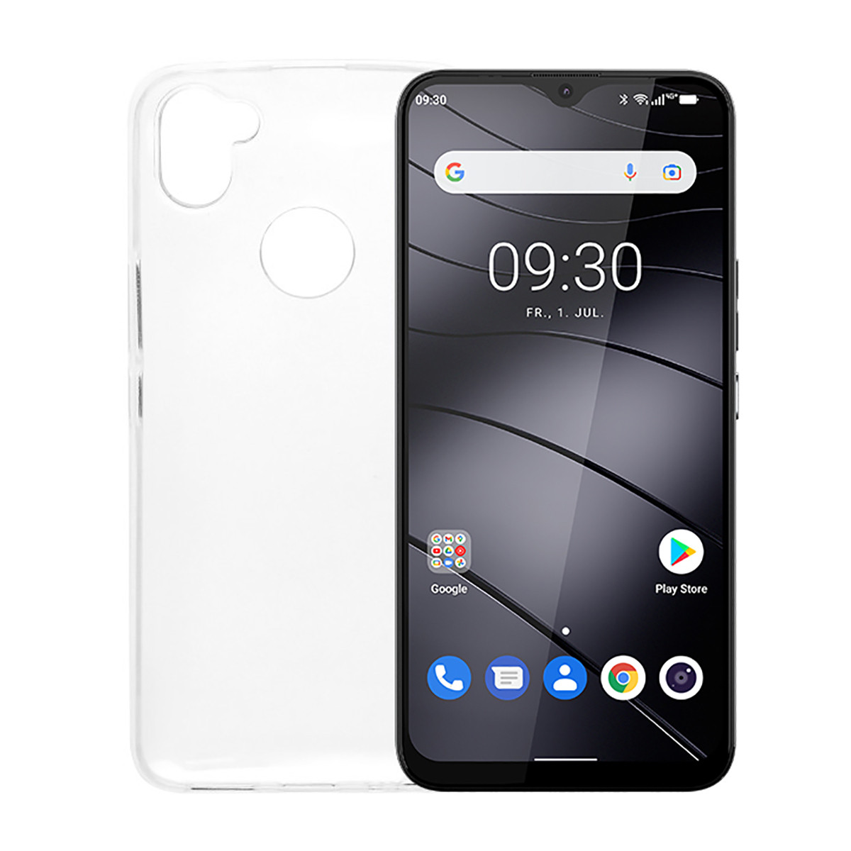 Étui Portefeuille Pour Gigaset GS5 - Protection 360°, 3 Fentes Cartes, Blanc, Neuf