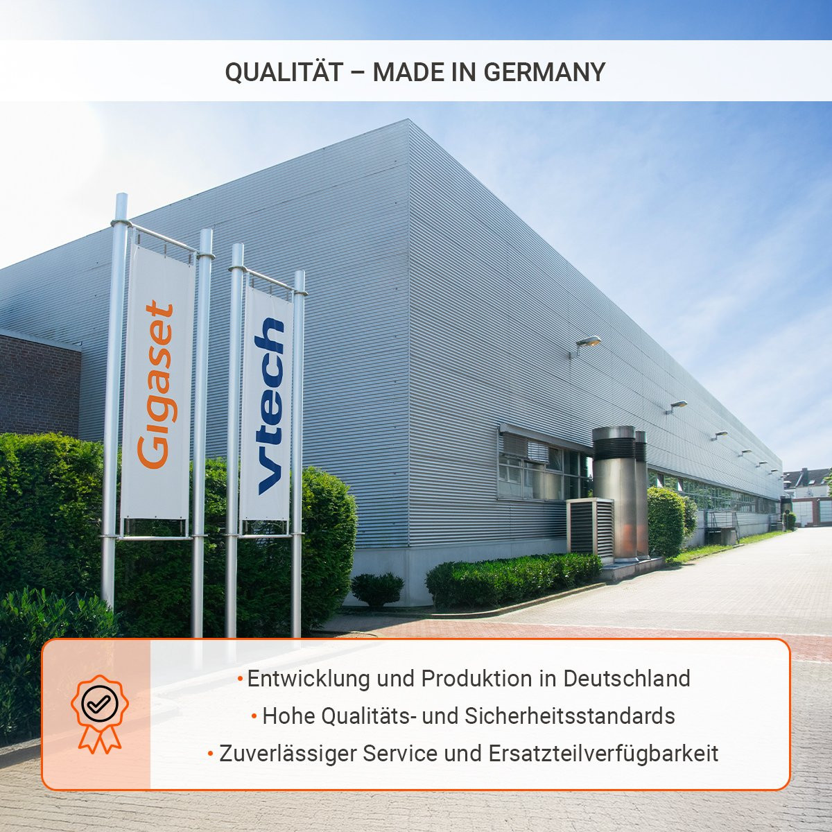 Bedienungsmenü für barrierearme und einfache Nutzung