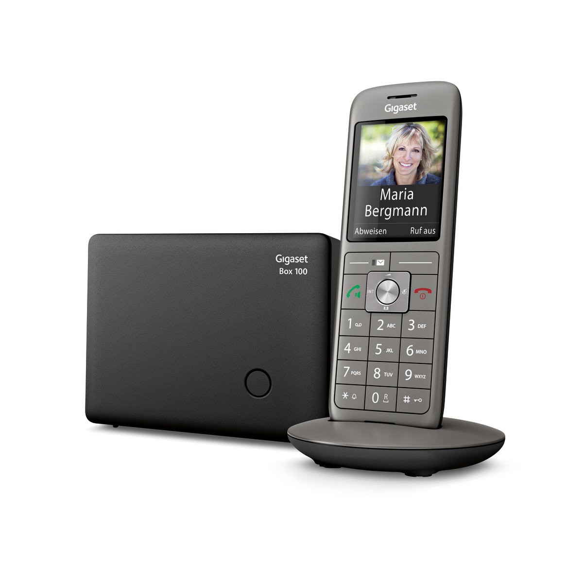 Dipos Pellicola Protettiva Privacy 4 Vie Per Telefono Gigaset CL660HX - Made In Germany, Taglio Laser, Antigraffio