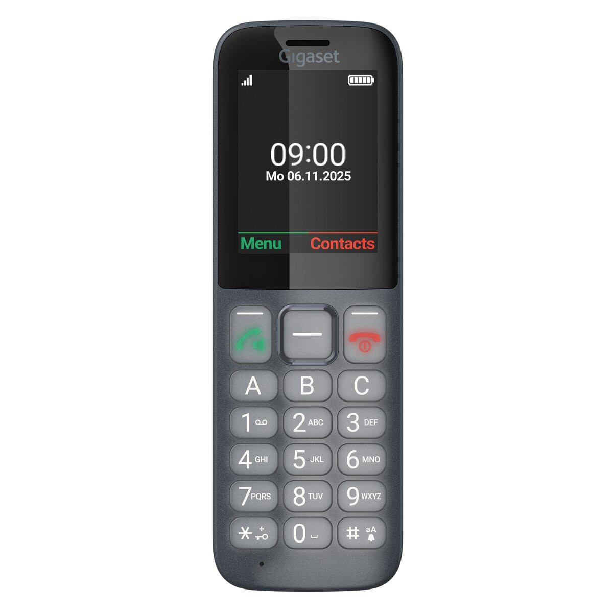 Gigaset COMFORT 600 SIM in charging cradle, front view