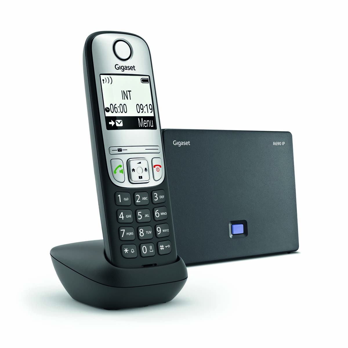 SIEMENS GIGASET AS690 CORDLESS WHITE SPEAKERPHONE DISPLAY 2