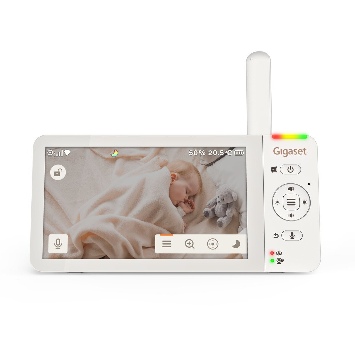 Parent unit with night vision