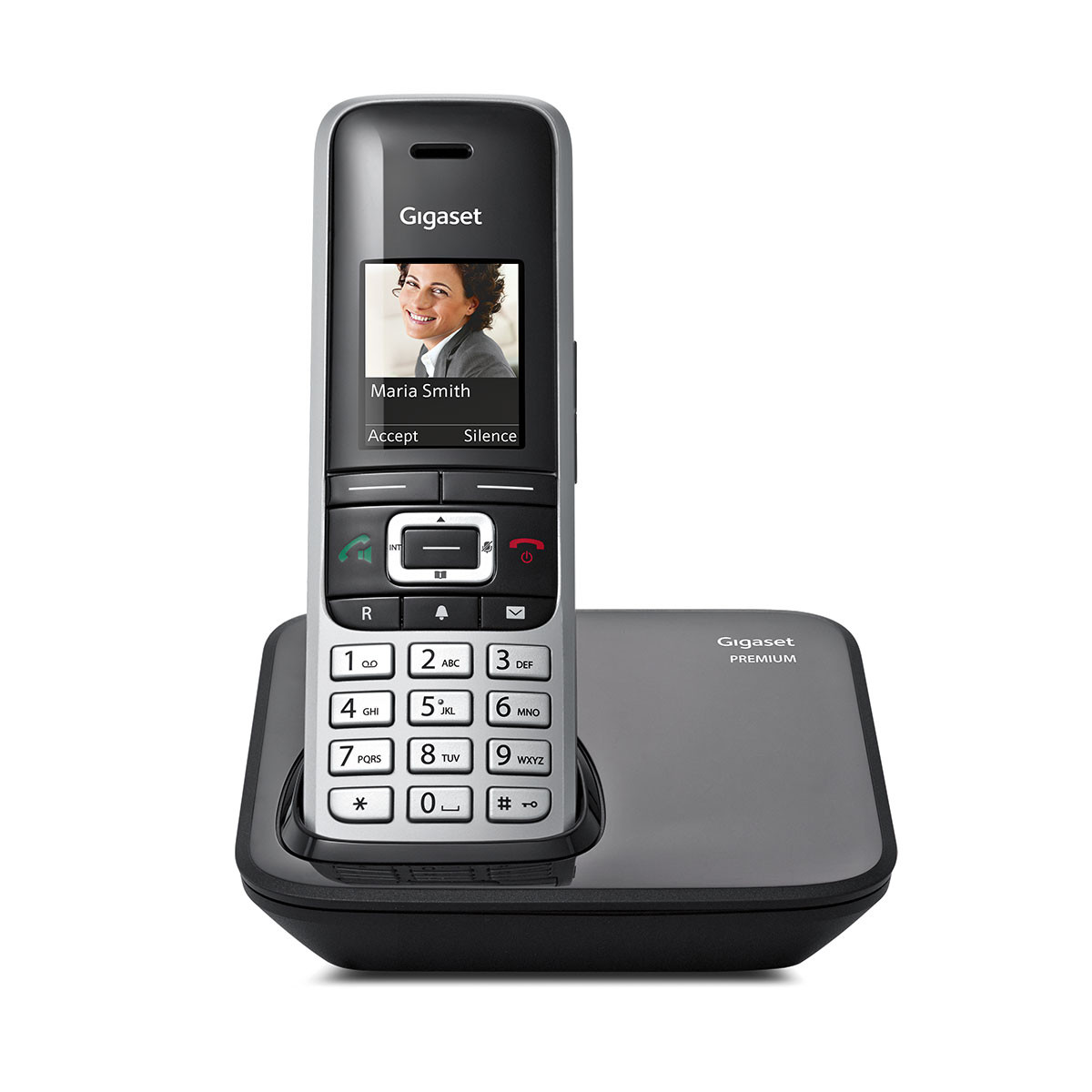 Gigaset Premium 100HX - Telefono Cordless DECT - Colore Platin-Nero - 2