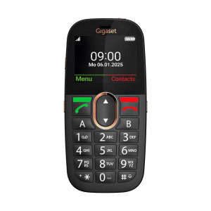 Front view with clearly legible display