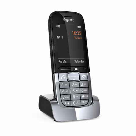 Gigaset SL850H PRO in Ladestation mit Displayanzeige und elegantem Design