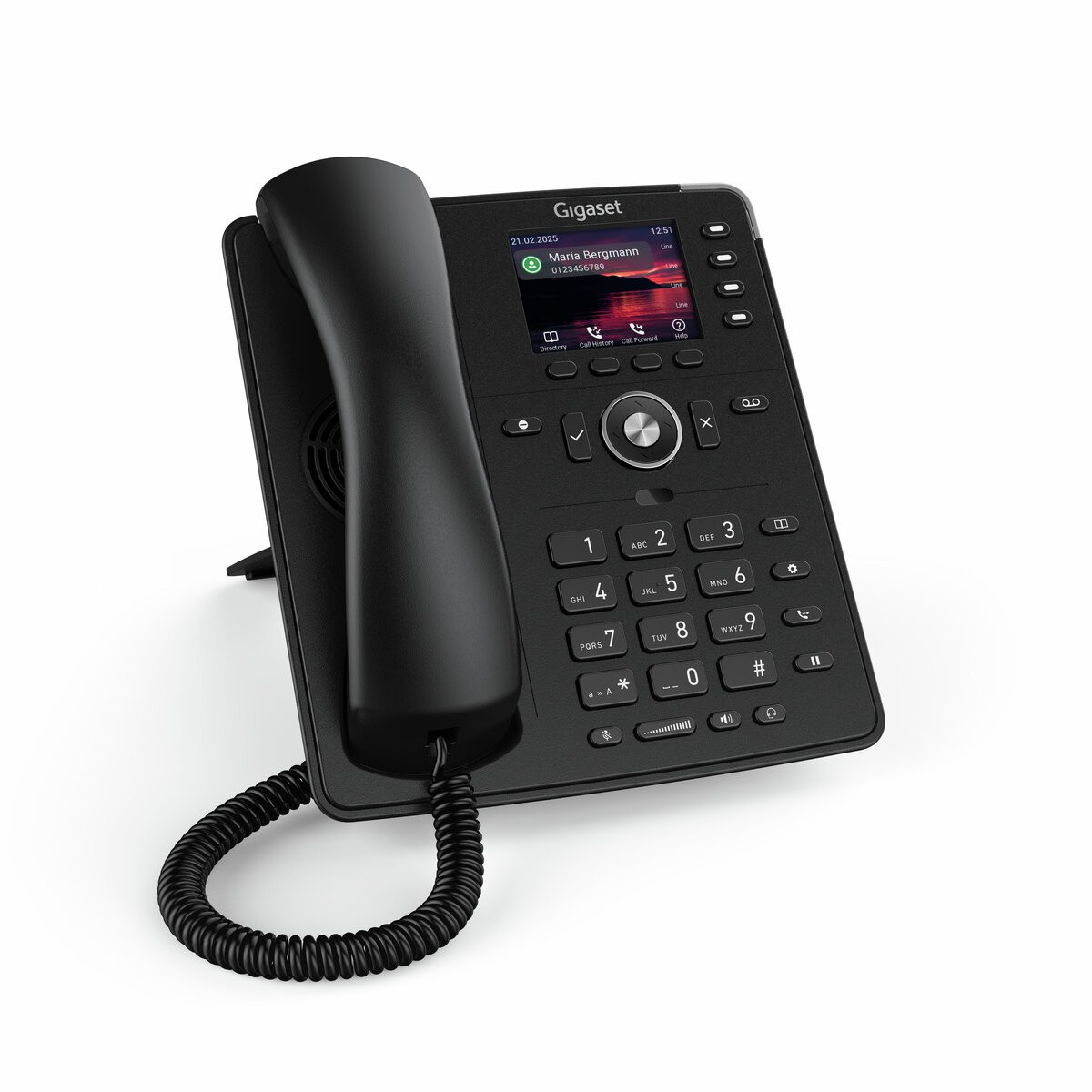 Gigaset P710 IP PRO - Kablolu Telefon / Siyah - View 1