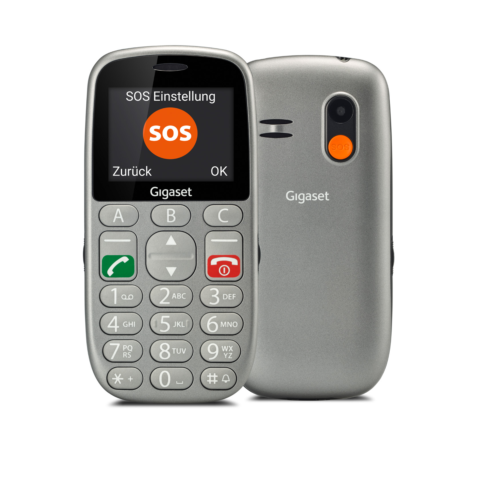 herkes icin kolay kullanimli tuslu cep telefonu gigaset