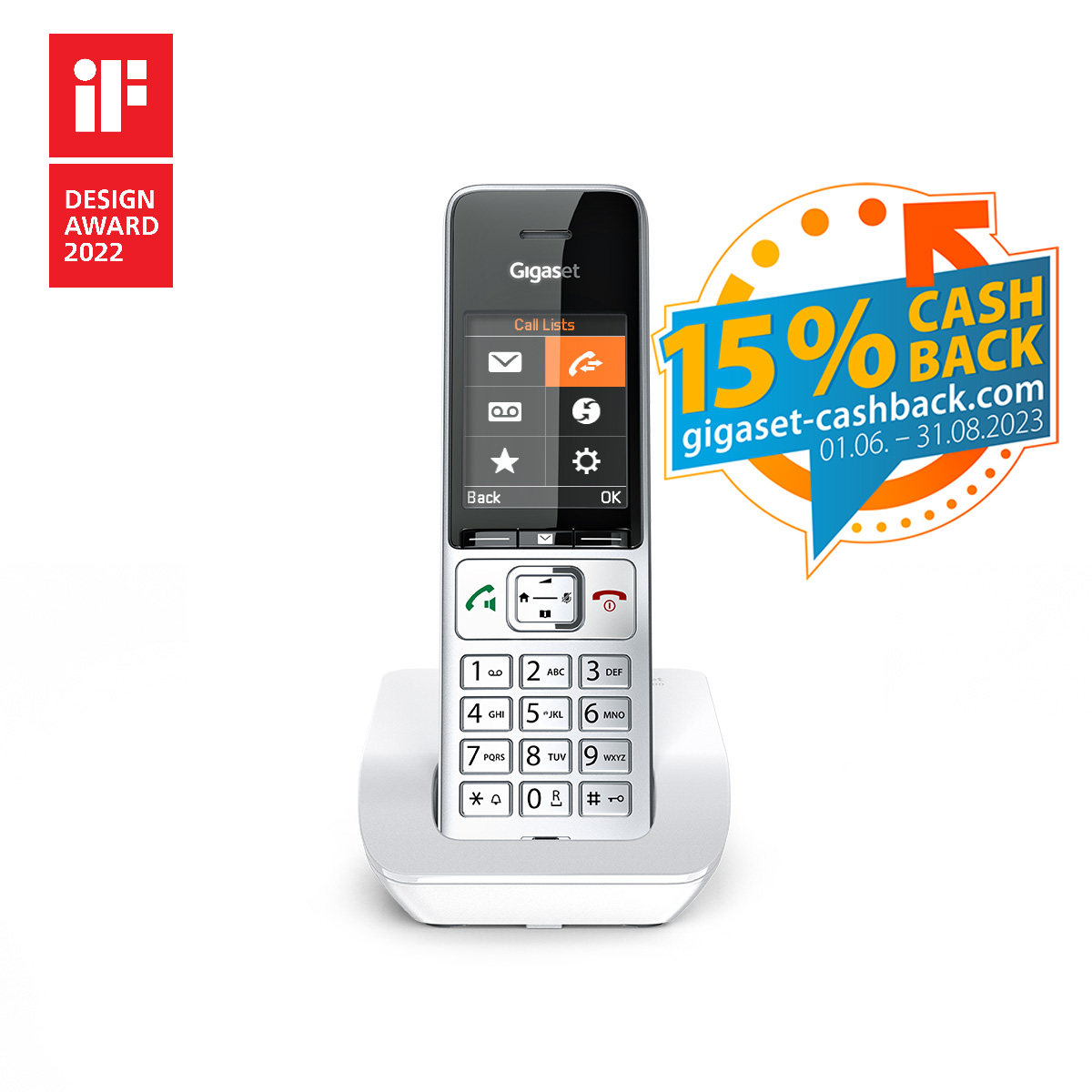 Acquista Gigaset COMFORT 500 il nuovo cordless per la famiglia con