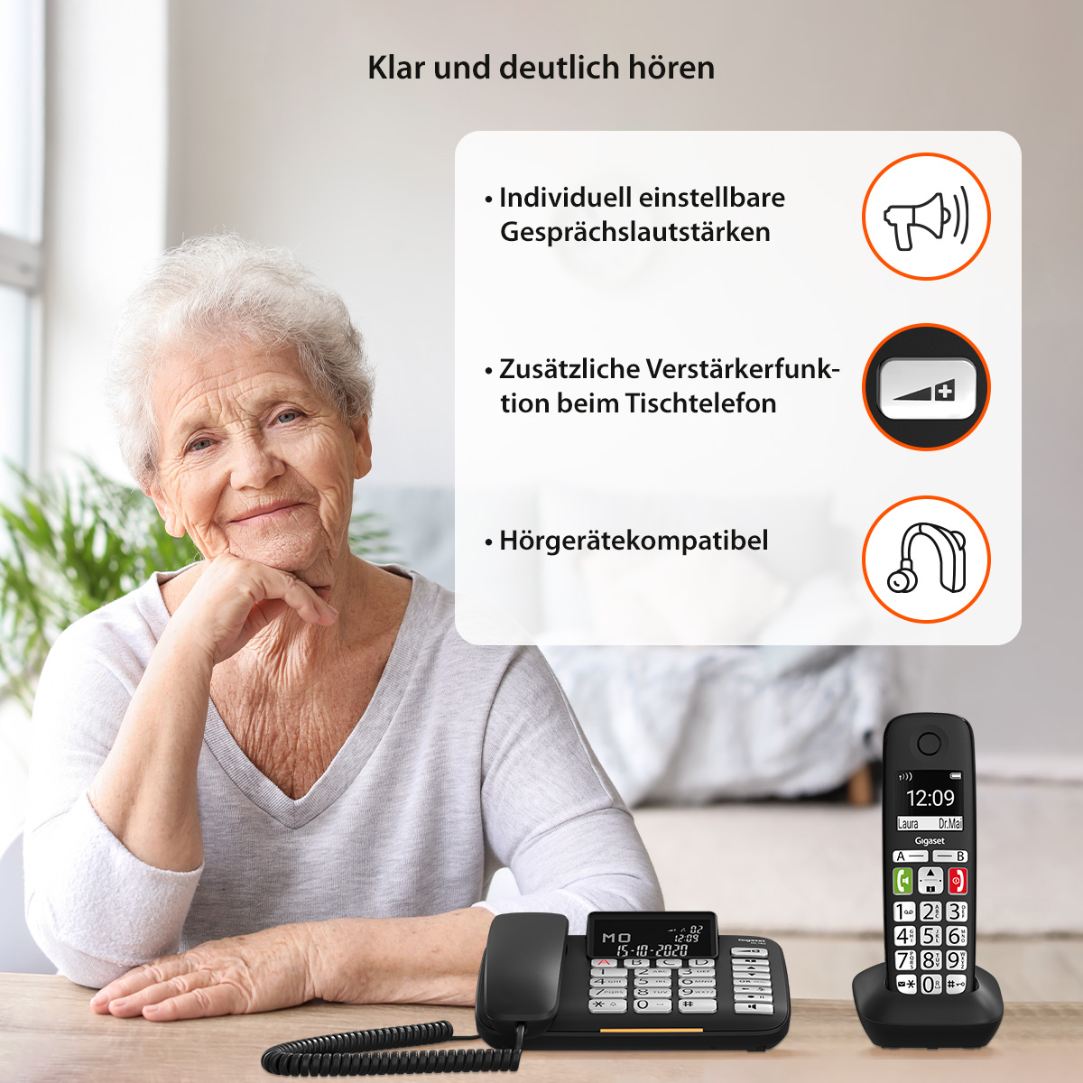 Gigaset DL780 plus : nouveau duo de téléphone orientés seniors