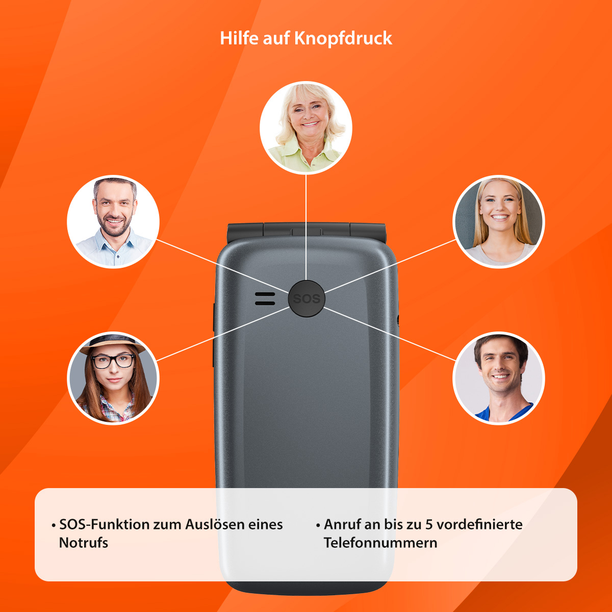 Gigaset GL7 das Klapphandy mit WhatsApp und Facebook kaufen