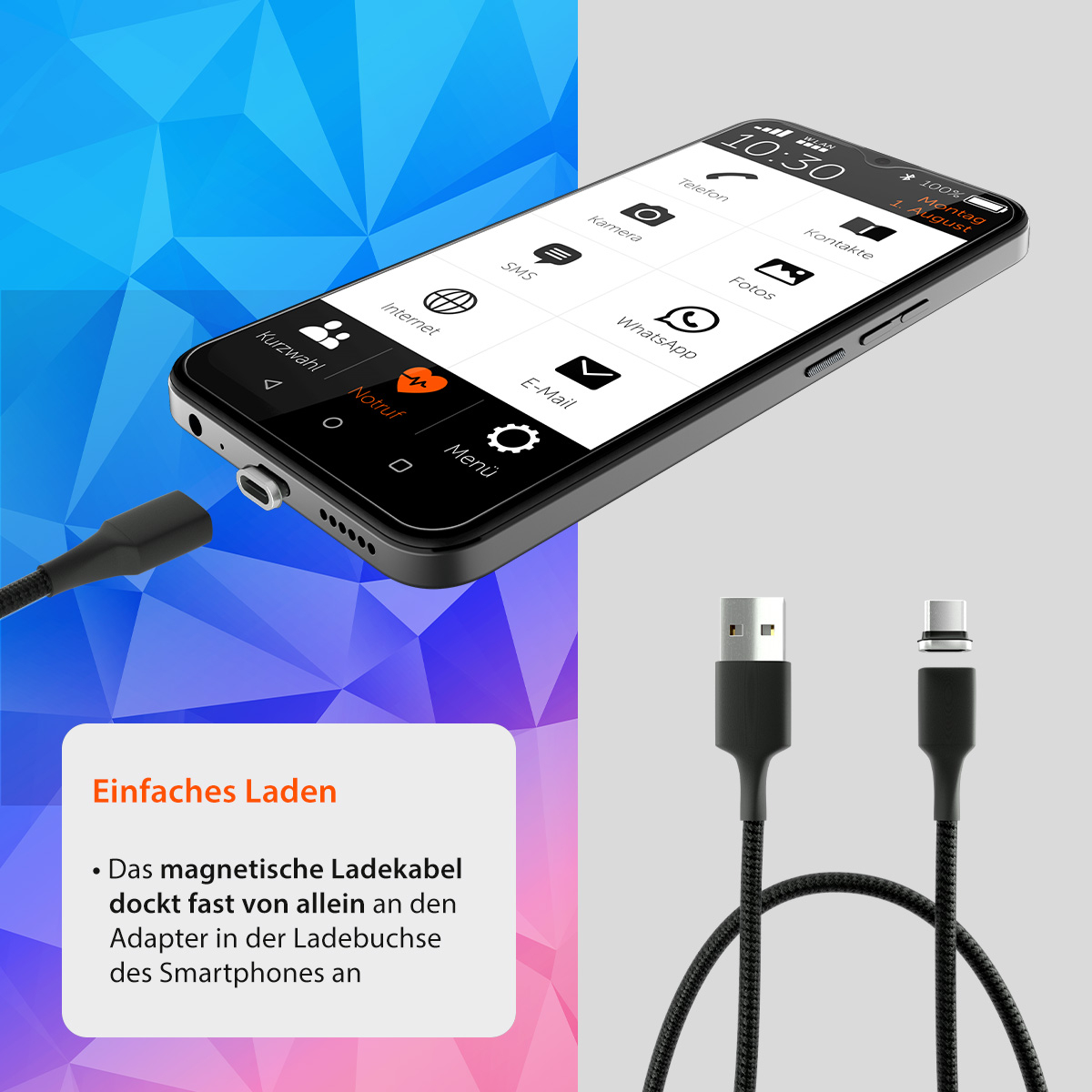 Das Senioren-Smartphone Gigaset GS5 senior online kaufen | Gigaset